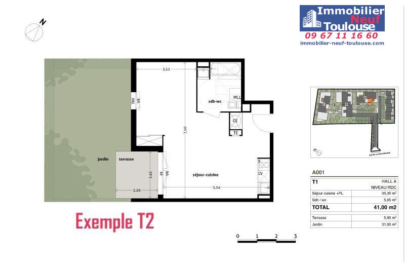 Maisons neuves à Eaunes - Programmes immobiliers neufs Ecocity CLOS PAULINE