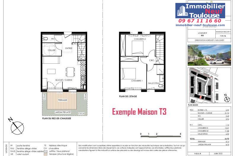 Maisons neuves à Eaunes - Programmes immobiliers neufs Ecocity CLOS PAULINE