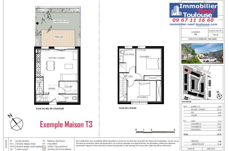 Maisons neuves à Eaunes - Programmes immobiliers neufs Ecocity CLOS PAULINE