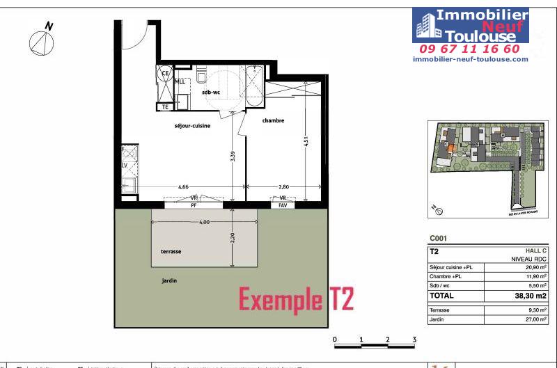 Maisons neuves à Eaunes - Programmes immobiliers neufs Ecocity CLOS PAULINE