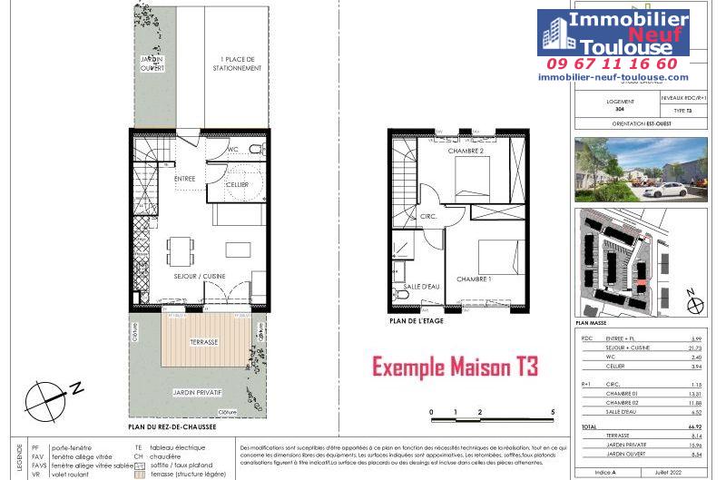 Maisons neuves à Eaunes - Programmes immobiliers neufs Ecocity CLOS PAULINE
