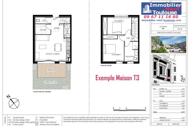 Maisons neuves à Eaunes - Programmes immobiliers neufs Ecocity CLOS PAULINE