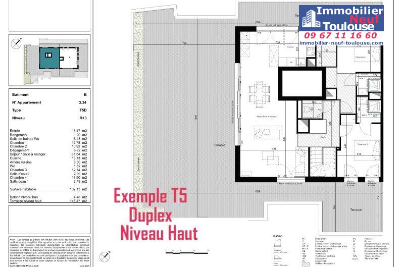 Appartements neufs à Toulouse Côte Pavée - Programmes immobiliers neufs Credit agricole tresaur