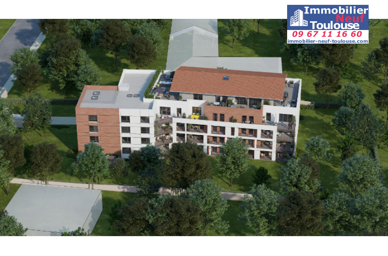 Appartements neufs à Toulouse Côte Pavée - Programmes immobiliers neufs Credit agricole tresaur