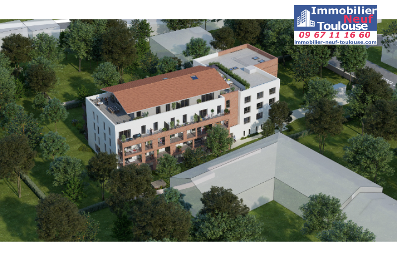 Appartements neufs à Toulouse Côte Pavée - Programmes immobiliers neufs Credit agricole tresaur