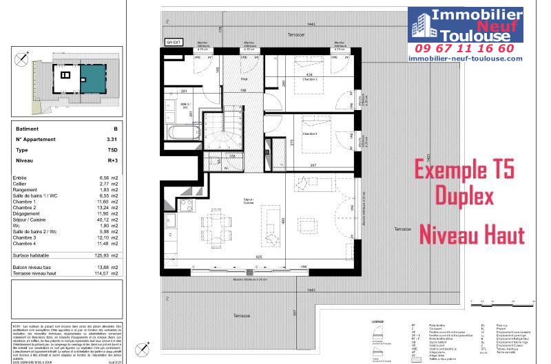 Appartements neufs à Toulouse Côte Pavée - Programmes immobiliers neufs Credit agricole tresaur