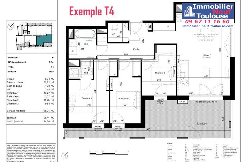 Appartements neufs à Toulouse Côte Pavée - Programmes immobiliers neufs Credit agricole tresaur