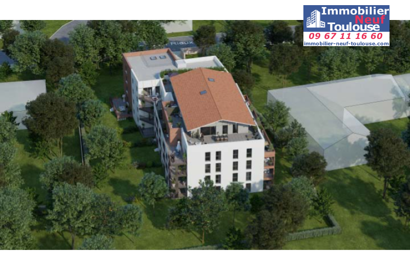 Appartements neufs à Toulouse Côte Pavée - Programmes immobiliers neufs Credit agricole tresaur