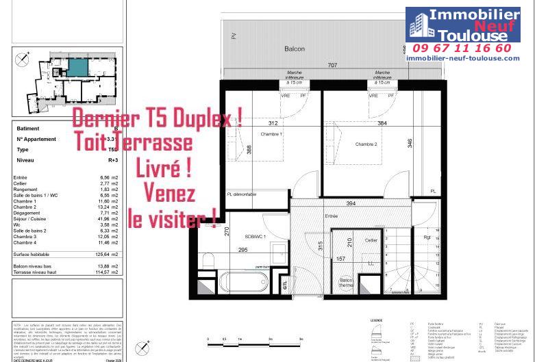 Appartements neufs à Toulouse Côte Pavée - Programmes immobiliers neufs Credit agricole tresaur