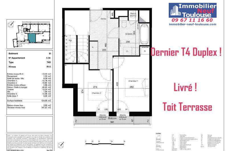 Appartements neufs à Toulouse Côte Pavée - Programmes immobiliers neufs Credit agricole tresaur