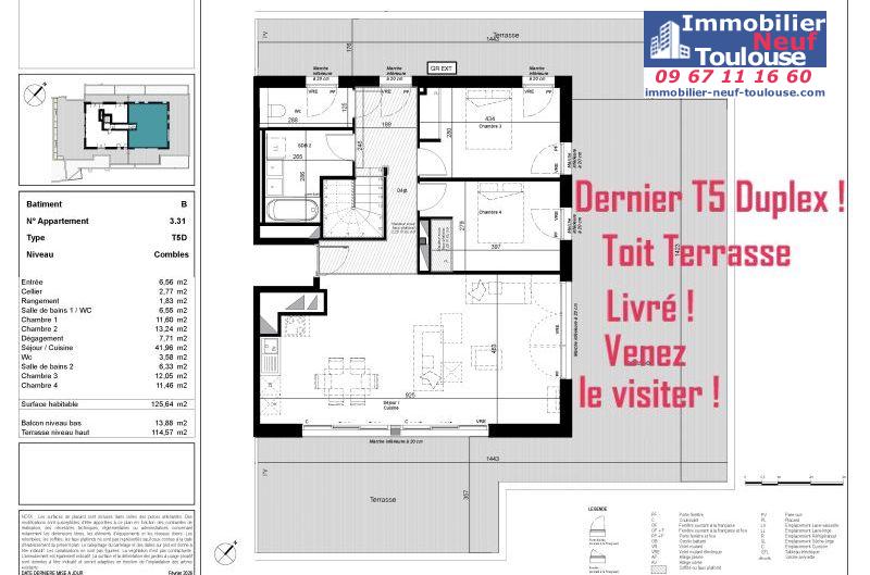 Appartements neufs à Toulouse Côte Pavée - Programmes immobiliers neufs Credit agricole tresaur