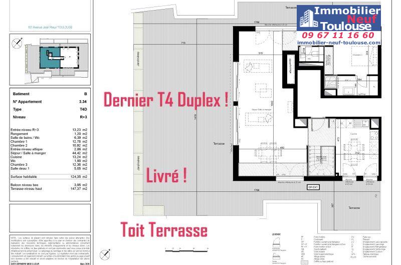 Appartements neufs à Toulouse Côte Pavée - Programmes immobiliers neufs Credit agricole tresaur