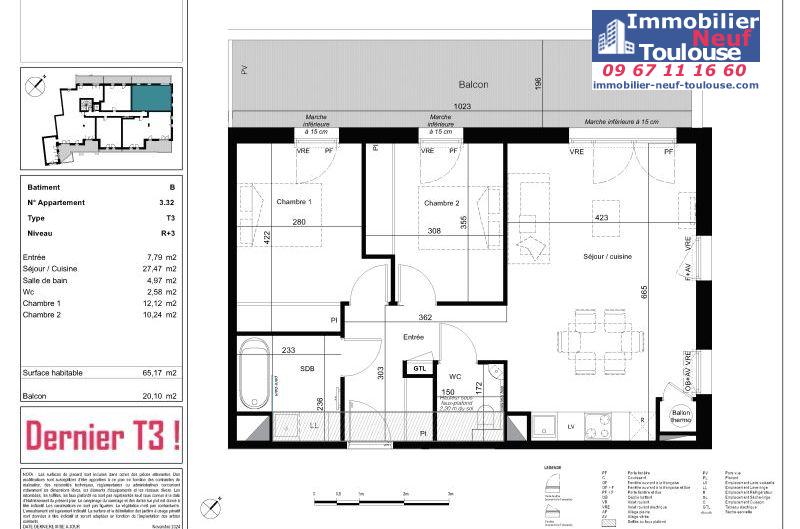 Appartements neufs à Toulouse Côte Pavée - Programmes immobiliers neufs Credit agricole tresaur