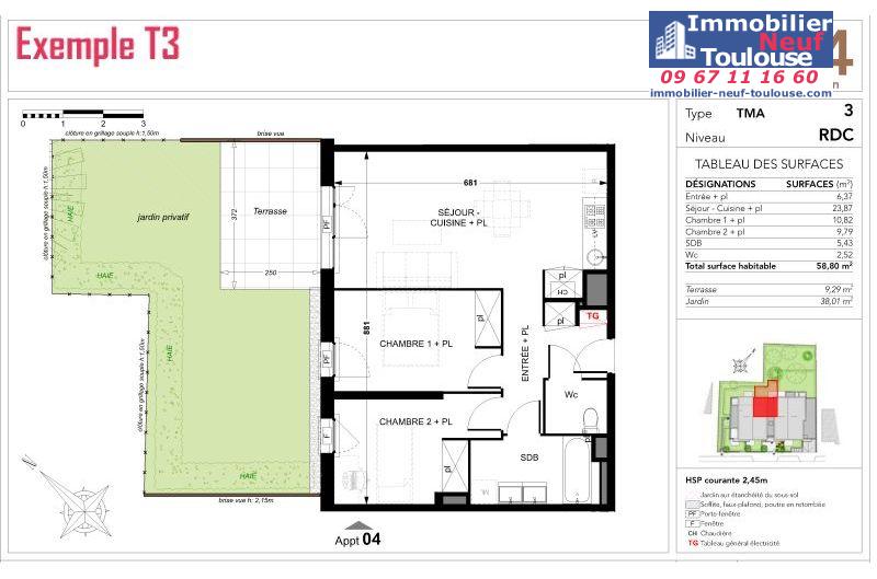Appartements neufs à Toulouse Rangueil - Programmes immobiliers neufs D4 Promotion R'PUR