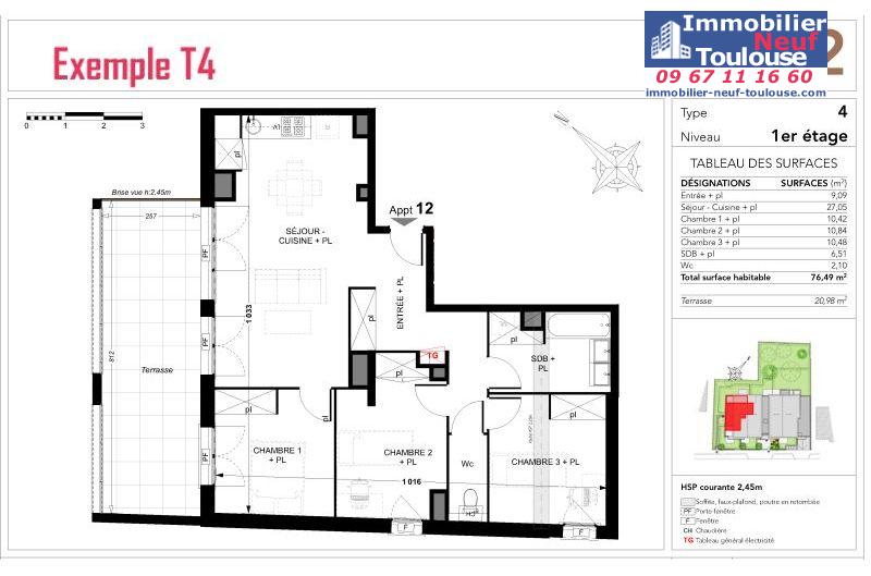 Appartements neufs à Toulouse Rangueil - Programmes immobiliers neufs D4 Promotion R'PUR