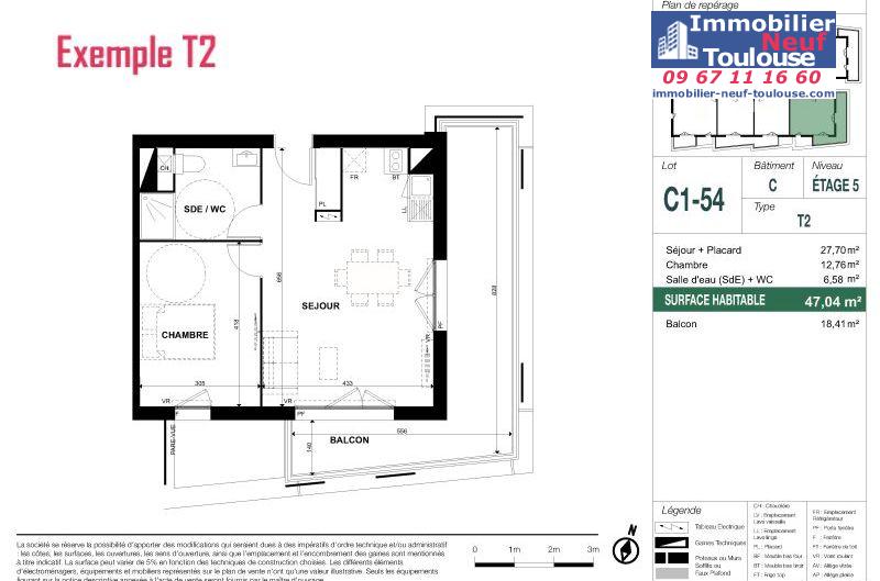Appartements neufs à Toulouse Casselardit - Programmes immobiliers neufs Sporting RESIDENCE VISTA VERDE //