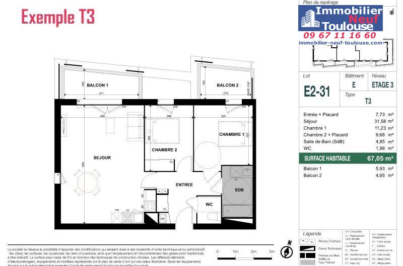 Appartements neufs à Toulouse Casselardit - Programmes immobiliers neufs Sporting RESIDENCE VISTA VERDE //