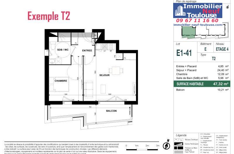 Appartements neufs à Toulouse Casselardit - Programmes immobiliers neufs Sporting RESIDENCE VISTA VERDE //