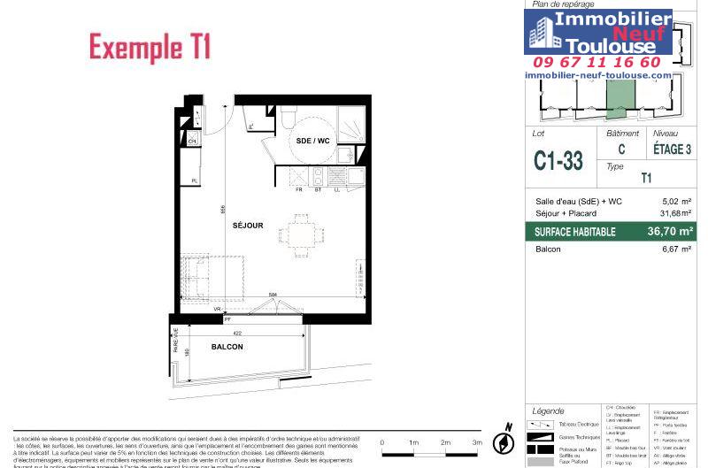 Appartements neufs à Toulouse Casselardit - Programmes immobiliers neufs Sporting RESIDENCE VISTA VERDE //