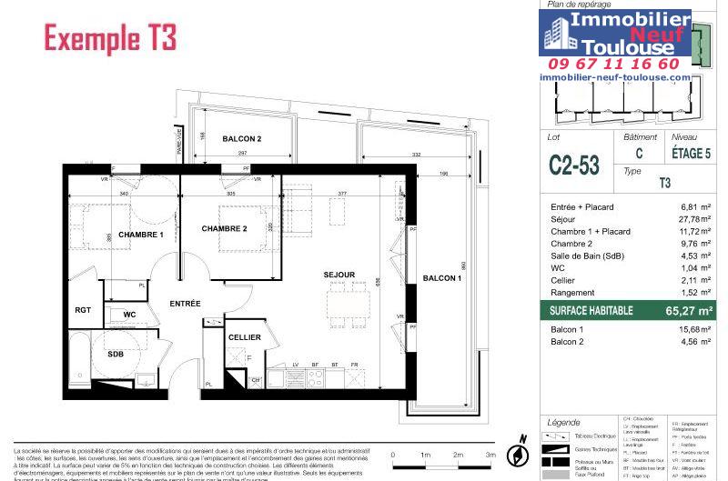 Appartements neufs à Toulouse Casselardit - Programmes immobiliers neufs Sporting RESIDENCE VISTA VERDE //