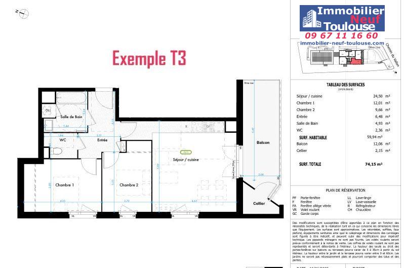 Appartements neufs à Toulouse Pouvourville - Programmes immobiliers neufs Marignan SERENAE