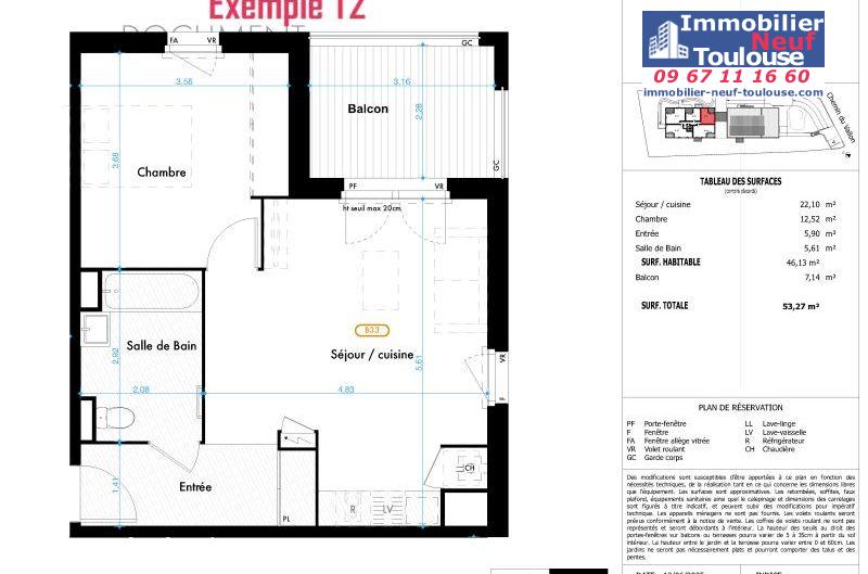 Appartements neufs à Toulouse Pouvourville - Programmes immobiliers neufs Marignan SERENAE