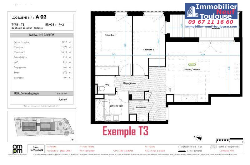 Appartements neufs à Toulouse Pouvourville - Programmes immobiliers neufs Marignan SERENAE