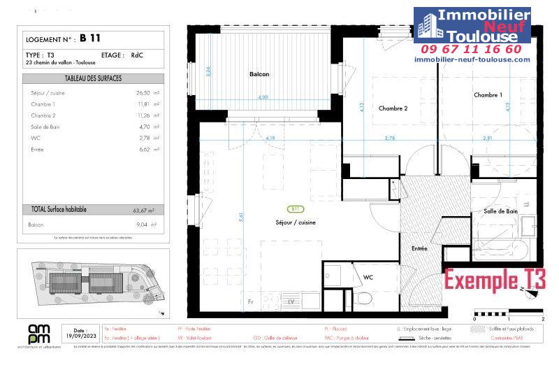 Appartements neufs à Toulouse Pouvourville - Programmes immobiliers neufs Marignan SERENAE