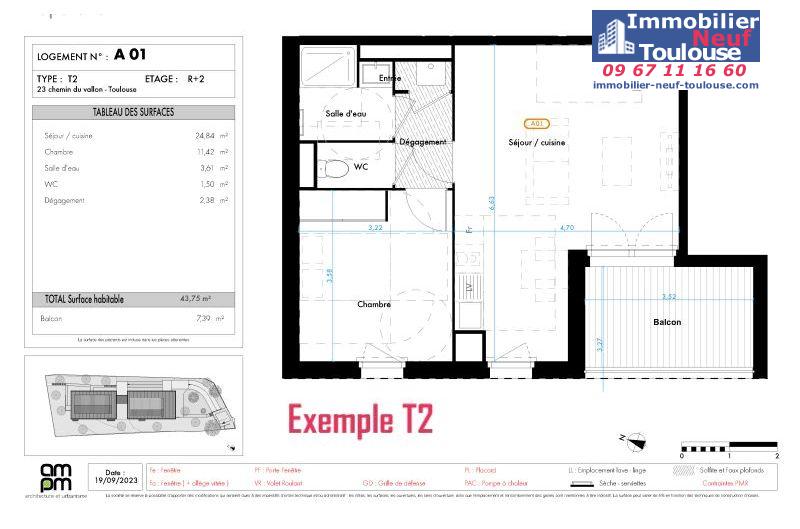 Appartements neufs à Toulouse Pouvourville - Programmes immobiliers neufs Marignan SERENAE