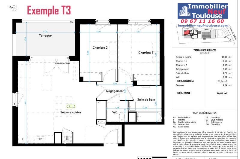 Appartements neufs à Toulouse Pouvourville - Programmes immobiliers neufs Marignan SERENAE