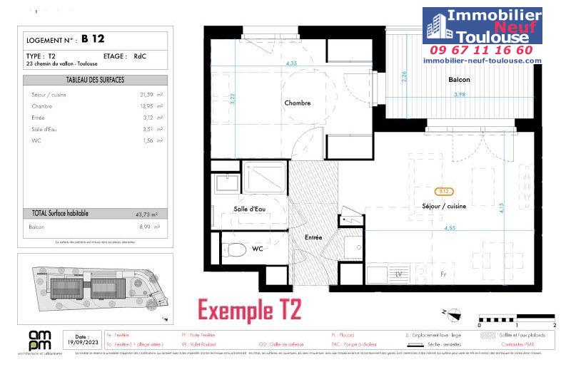 Appartements neufs à Toulouse Pouvourville - Programmes immobiliers neufs Marignan SERENAE