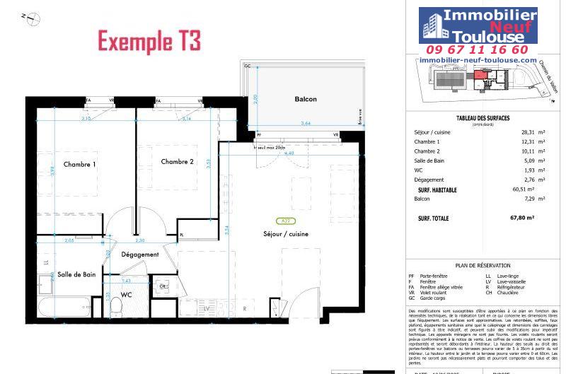 Appartements neufs à Toulouse Pouvourville - Programmes immobiliers neufs Marignan SERENAE