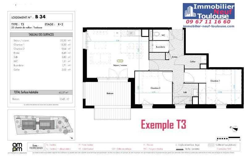 Appartements neufs à Toulouse Pouvourville - Programmes immobiliers neufs Marignan SERENAE