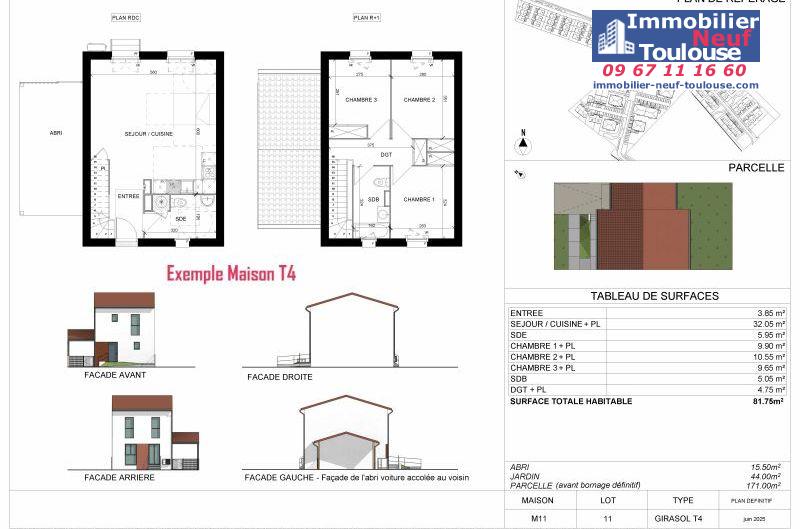 Maisons neuves à Baziege - Programmes immobiliers neufs European Homes DOMAINE DE L HERS