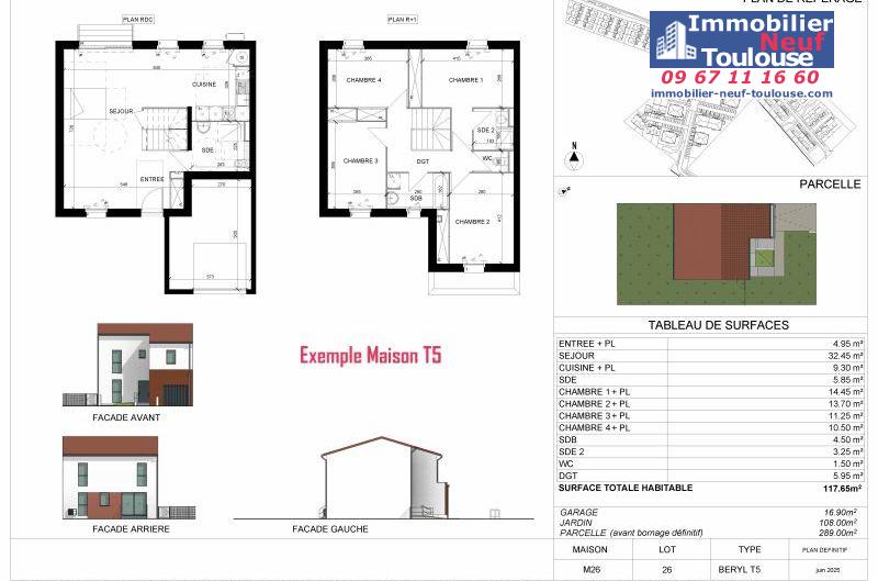 Maisons neuves à Baziege - Programmes immobiliers neufs European Homes DOMAINE DE L HERS