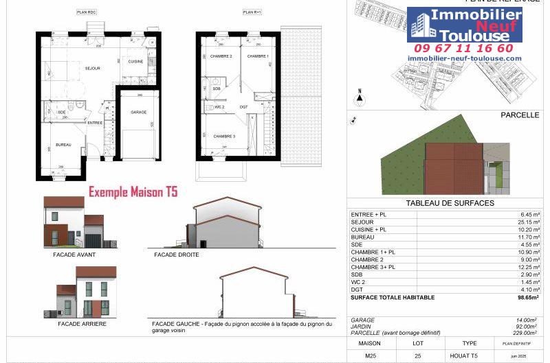 Maisons neuves à Baziege - Programmes immobiliers neufs European Homes DOMAINE DE L HERS