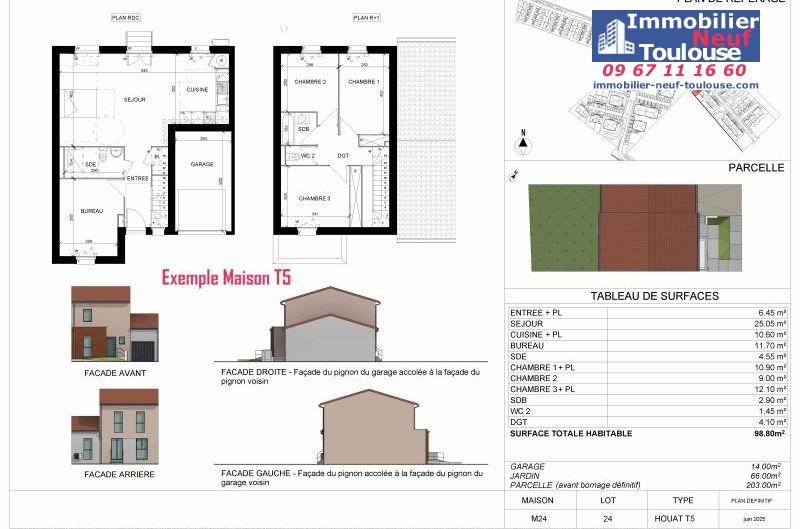 Maisons neuves à Baziege - Programmes immobiliers neufs European Homes DOMAINE DE L HERS