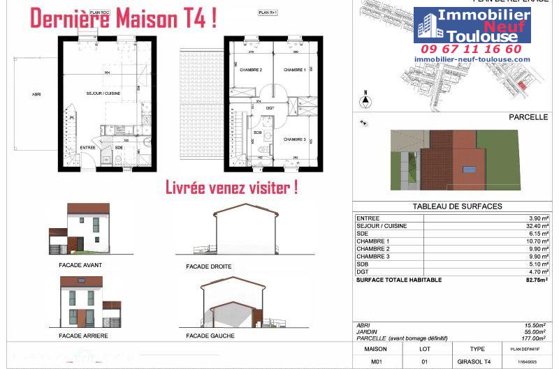 Maisons neuves à Baziege - Programmes immobiliers neufs European Homes DOMAINE DE L HERS