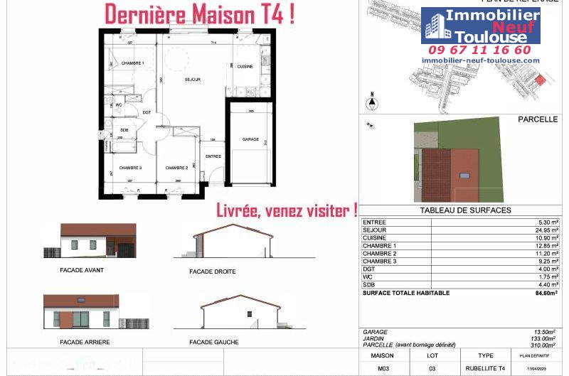 Maisons neuves à Baziege - Programmes immobiliers neufs European Homes DOMAINE DE L HERS
