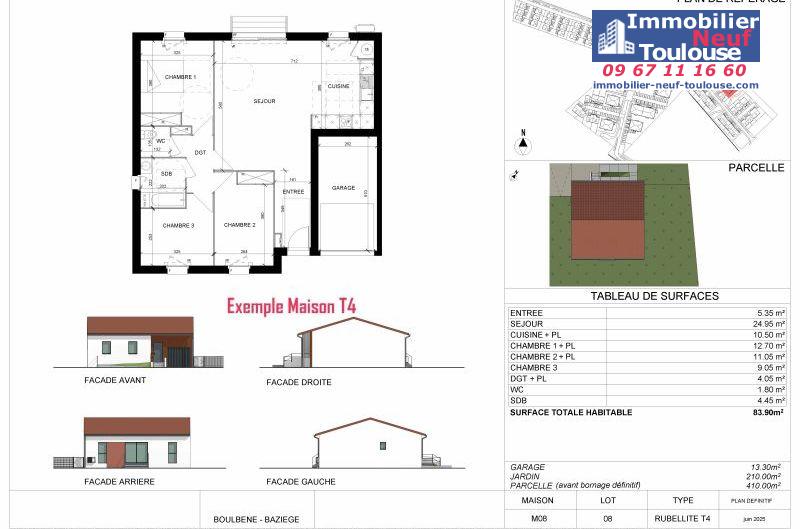 Maisons neuves à Baziege - Programmes immobiliers neufs European Homes DOMAINE DE L HERS