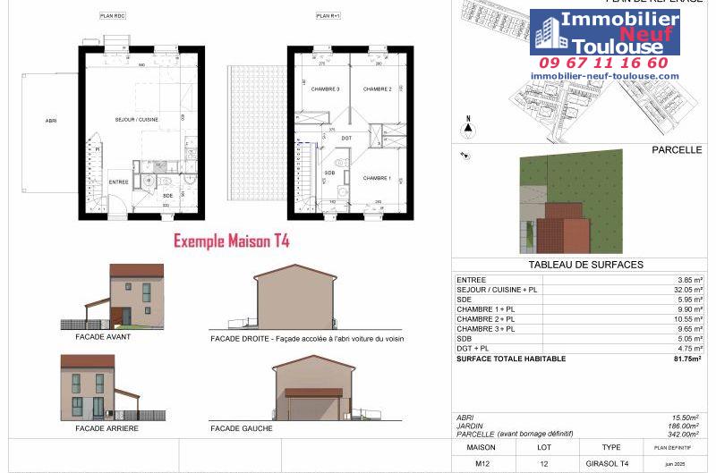 Maisons neuves à Baziege - Programmes immobiliers neufs European Homes DOMAINE DE L HERS
