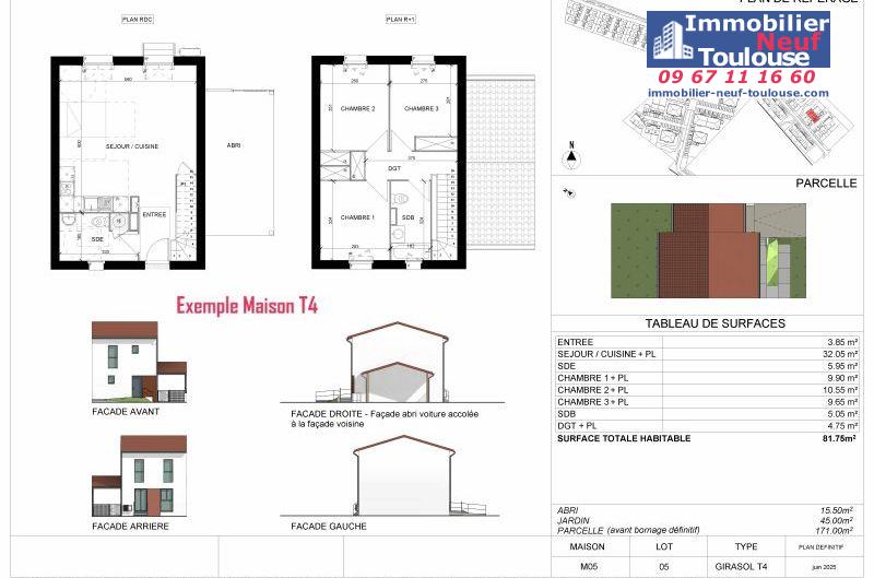 Maisons neuves à Baziege - Programmes immobiliers neufs European Homes DOMAINE DE L HERS