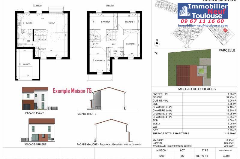Maisons neuves à Baziege - Programmes immobiliers neufs European Homes DOMAINE DE L HERS