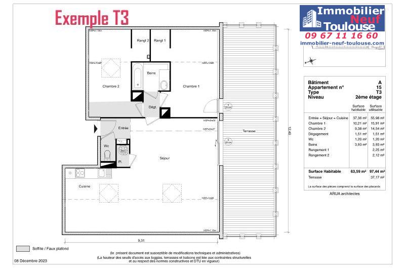 Appartements neufs à Eaunes - Programmes immobiliers neufs Greencity LE TREVISE