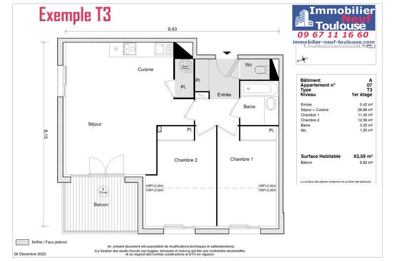 Appartements neufs à Eaunes - Programmes immobiliers neufs Greencity LE TREVISE