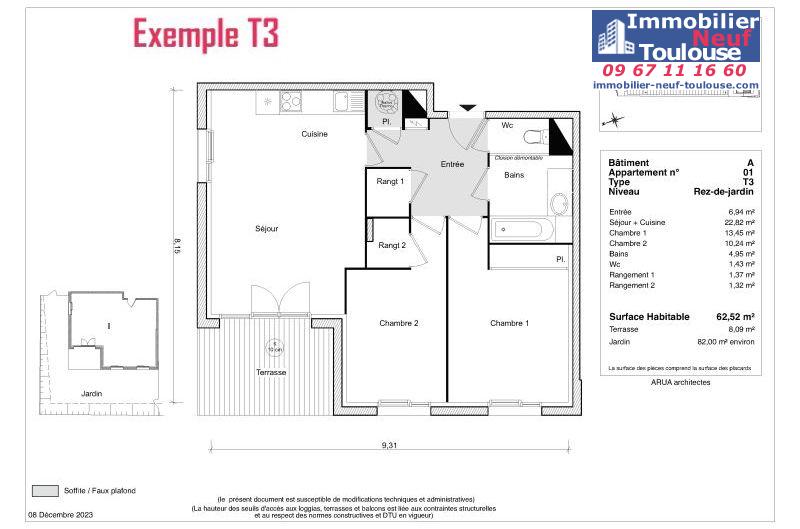 Appartements neufs à Eaunes - Programmes immobiliers neufs Greencity LE TREVISE