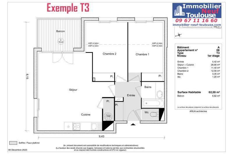 Appartements neufs à Eaunes - Programmes immobiliers neufs Greencity LE TREVISE