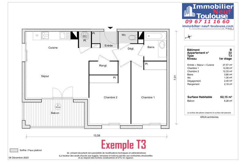 Appartements neufs à Eaunes - Programmes immobiliers neufs Greencity LE TREVISE