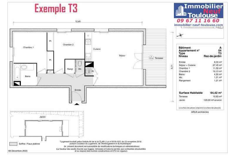 Appartements neufs à Eaunes - Programmes immobiliers neufs Greencity LE TREVISE