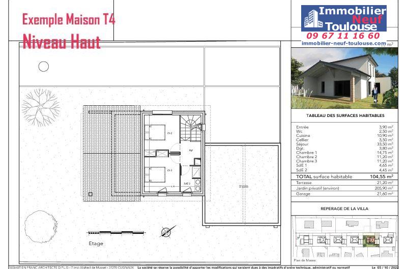 Maisons neuves à Cugnaux - Programmes immobiliers neufs Cogeprom villa plaisance